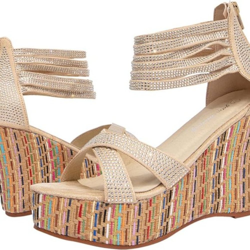 Women's wedge platform sandals - Picture 7 of 7